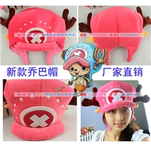 厂家现货供应新款海贼王乔巴帽卡通毛绒帽子