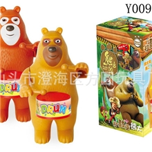 最热销的熊出没发条玩具/上链玩具/熊大熊二上链打鼓