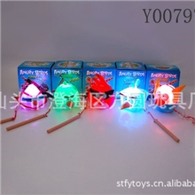 太空版愤怒的小鸟闪光音乐灯笼+存钱罐节日创意礼品玩具
