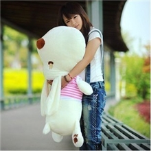 毛绒玩具可爱趴趴狗抱枕狗狗情侣大头狗公仔情人节礼物