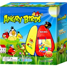 原厂直销儿童帐篷可爱小鸟图案帐篷宝宝玩具游戏屋带60个球