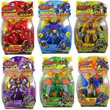 新品斗龙战士2玩具6寸可动变形合体超进化圣龙战神战车玩具