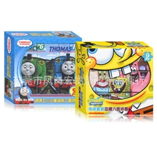 时尚卡通六面积木拼图新款益智科教玩具积木益智拼图