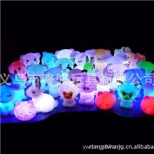 最新流氓兔七彩灯七彩变色灯兔子小夜灯生肖灯创意七彩夜灯