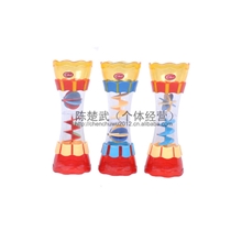 外贸儿童洗澡伙伴戏水玩具宝宝花洒旋转舀水漏柱观察水流旋转