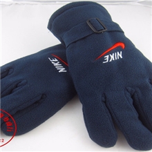 冬日季节爆款骑车运动男士休闲手套摇粒防风加厚双层保暖手套批发