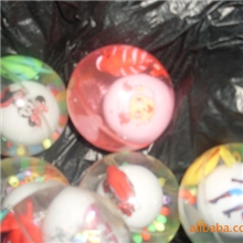 厂家直销；5.5闪光水晶球；弹跳球；纯净水晶球