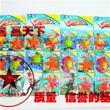 厂家供应特大号海洋宝宝膨胀水精灵玩具喷漆