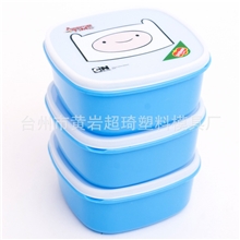 【厂家直销】广告促销礼品盒午餐盒三明治盒塑料盒饭盒