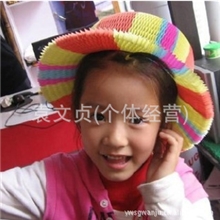 花瓶纸帽批发魔术花瓶帽子百变花瓶帽纸帽义乌摆地摊热卖