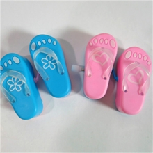 厂家直销7293发条上链跳跳拖鞋儿童玩具塑胶玩具上链动物