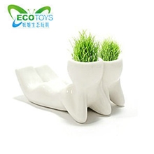 厂家直销草头娃DIY桌面绿色植栽X恋人小白人青草种植