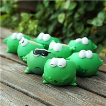 厂家直销创意zakka工艺礼品草头娃娃绿豆蛙陶瓷摆件植物礼品