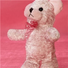 外贸毛绒玩具情人卡通礼品布娃娃儿童面料毛线手工公仔布艺填充熊