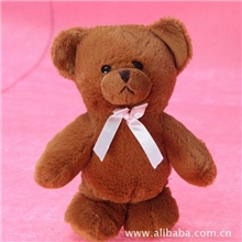 外贸毛绒玩具情人卡通礼品布娃娃儿童面料毛线手工公仔布艺填充熊