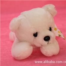 外贸毛绒玩具情人卡通礼品布娃娃儿童面料毛线手工公仔布艺填充狗