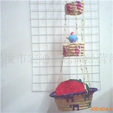 草编花篮/草编吊篮/草编挂件