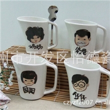 批发陶瓷杯一家四口杯卡通杯杯子音乐杯异形杯创意杯