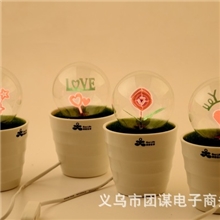 花火夜灯系列七夕情人节浪漫创意礼物插电小夜灯创意家居