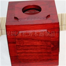 厂家供应木制精致纸巾盒