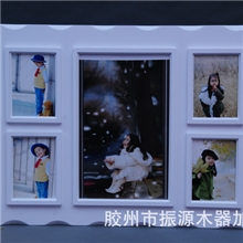 立体组合相框墙富巴特文艺韩国KF木质创意10寸16寸7寸