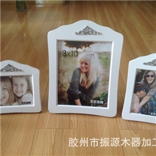 角化5寸7寸10寸相框富巴特韩版摆台相框批发白色实木框