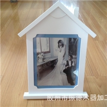 房子形状版儿童影楼写真室专用全家福10寸7寸韩式富巴特