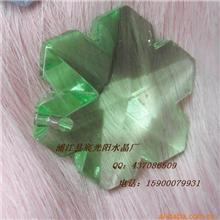 供应水晶吊坠单空雪花双孔雪花项链坠首饰坠