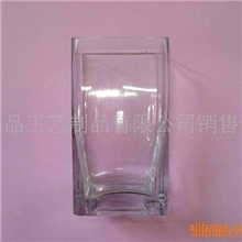 玻璃蜡烛杯，四方缸,花瓶灯杯，莲花烛台，灯罩钟罩(图)