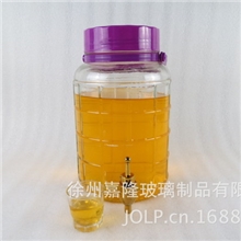 供应加厚玻璃泡酒瓶泡菜坛发酵瓶自酿红酒缸泡葡萄酒玻璃酒坛