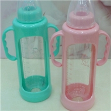 大量生产婴儿日用品防爆玻璃奶瓶环保高硼硅玻璃日用品