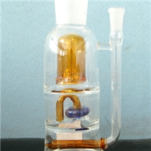 优质厂家供应高硼硅烟斗高档彩色玻璃水烟壶