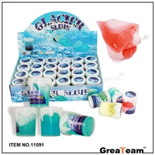 厂家直销热卖四色冰河沙皮胶玩具，供应整人玩具，水晶土玩具