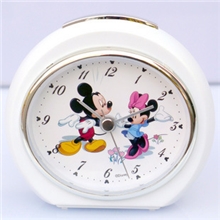 正品迪士尼闹钟卡通创意闹钟可爱静音夜灯闹钟DF4105A