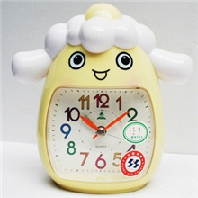 富达F0155A触摸感应静音闹钟音乐闹钟卡通创意小闹钟