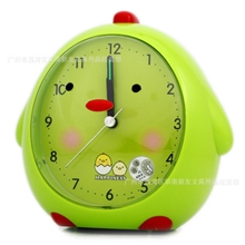 超值会说话语音夜灯闹钟儿童学生卡通静音闹表可爱动物语音报时