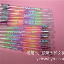 供应超艺梦彩GB-8016幻彩中性笔六种颜色外壳透明深受欢迎