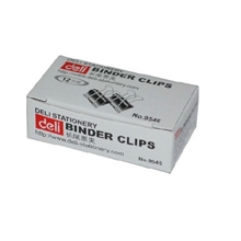 得力(deli)954615mm黑色长尾票夹12只/盒