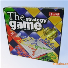 正品角斗士4人版方格游戏俄罗斯方块棋中英说明01