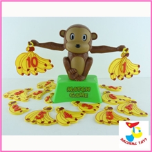 猴子香蕉天平趣味学习加减法数学教具猴子数字天平批发学习玩具