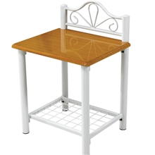 【迪泰家具】床头柜铁艺床头柜收纳桌杂志桌