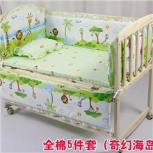 厂家批发实木婴儿床摇篮床小童床买一赠五！品质保证
