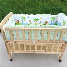 厂家直销进口松木婴儿床可变书桌床整体摇摆床买一赠六双层床