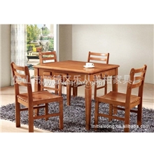 【包邮】厂家直销T211#泰国橡木全实木餐桌0.87米实木餐桌