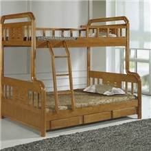 全实木上下铺床儿童实木床高低子母床双层床组合上下床成人A02