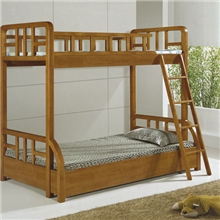 实木海棠木上下子母床批发双层环保全天然高档实木床带楼梯A03