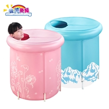 曼波鱼屋支架成人沐浴桶泡澡桶折叠浴盆充气浴缸可拆卸折叠澡盆