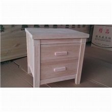 [一件代发]实木床头柜53厘米高松木床头柜三节导轨滑动床头柜