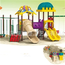 塑料加大加厚滑梯组合公园室外儿童组合滑梯广州番禺组合滑梯