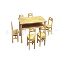幼儿园桌椅批发儿童学习课书桌组合套装实木质桌子厂家直销